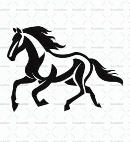 Galoppierendes Pferd